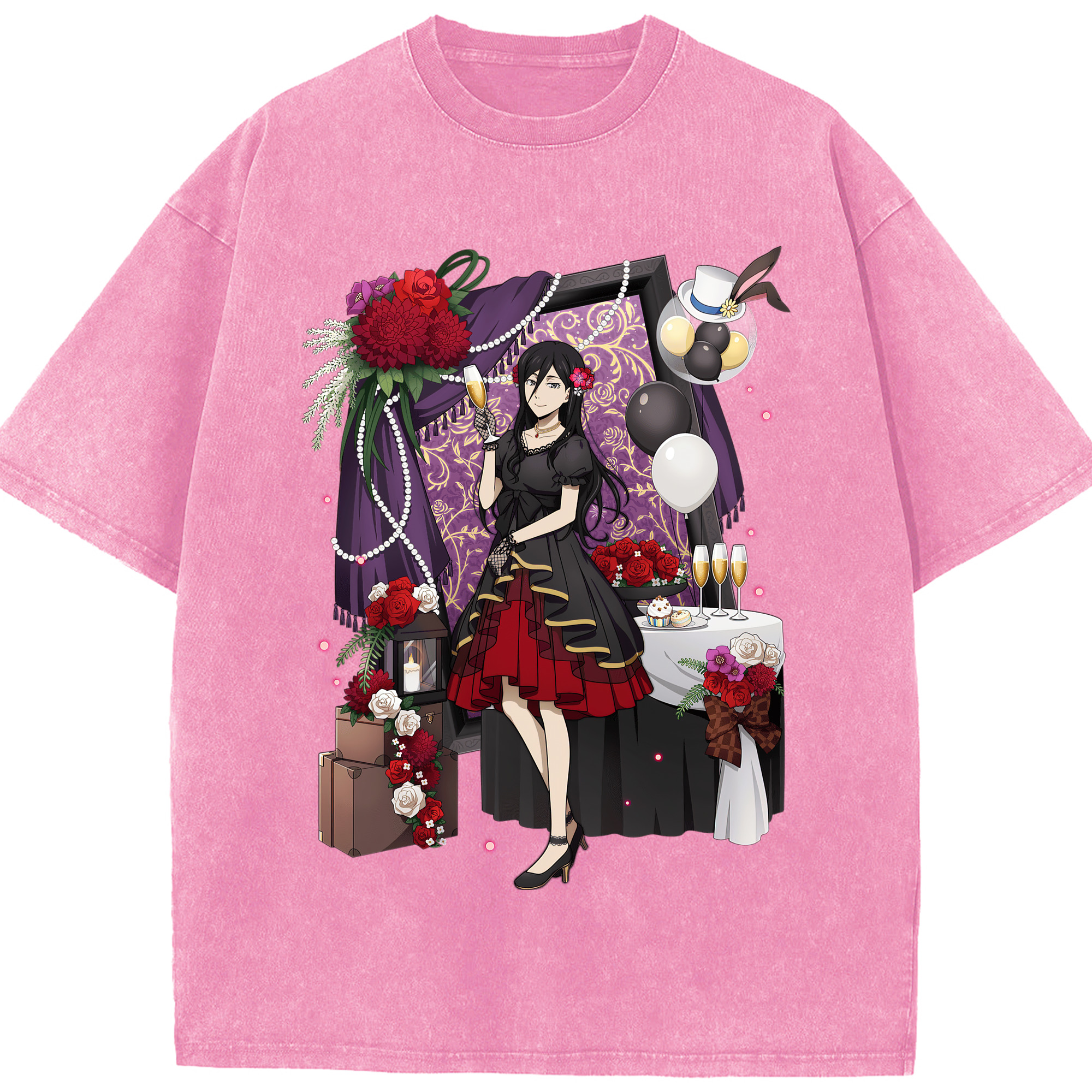 （画像用） 文豪ストレイドッグス Bungo Stray Dogs 綿100% ヴィンテージ風 半袖Tシャツ（フロントプリント）